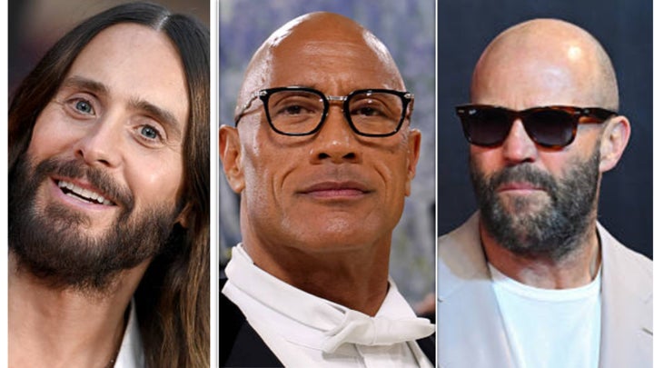 From left: Jared Leto, Dwayne Johnson and Jason Statham made the invite list for President Donald Trump’s UFC fight.
