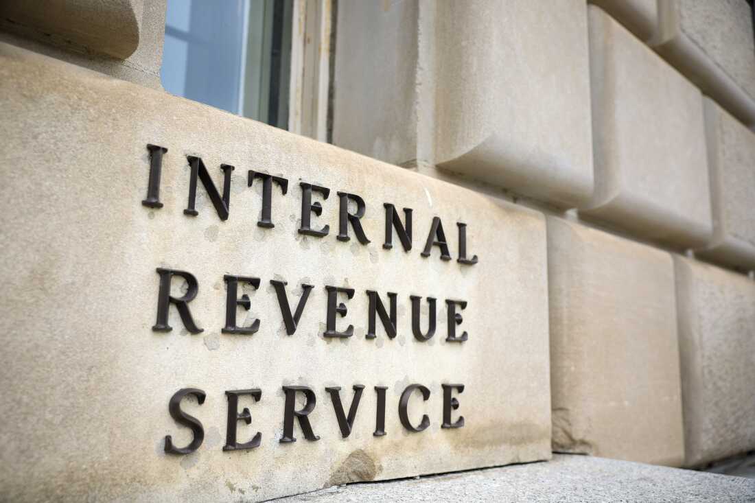 The Internal Revenue Service building is seen in February 2025 in Washington, D.C.
