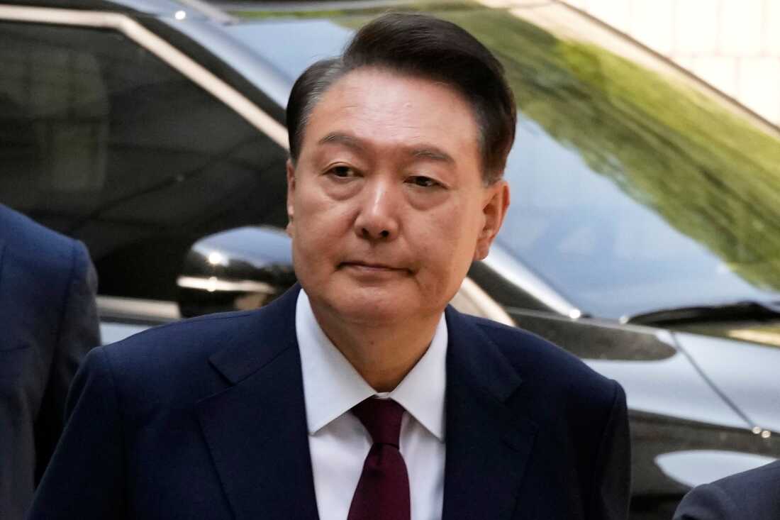 South Korea's ousted former President Yoon Suk Yeol arrives to attend his trial at the Seoul Central District Court in Seoul, South Korea, May 12, 2025.